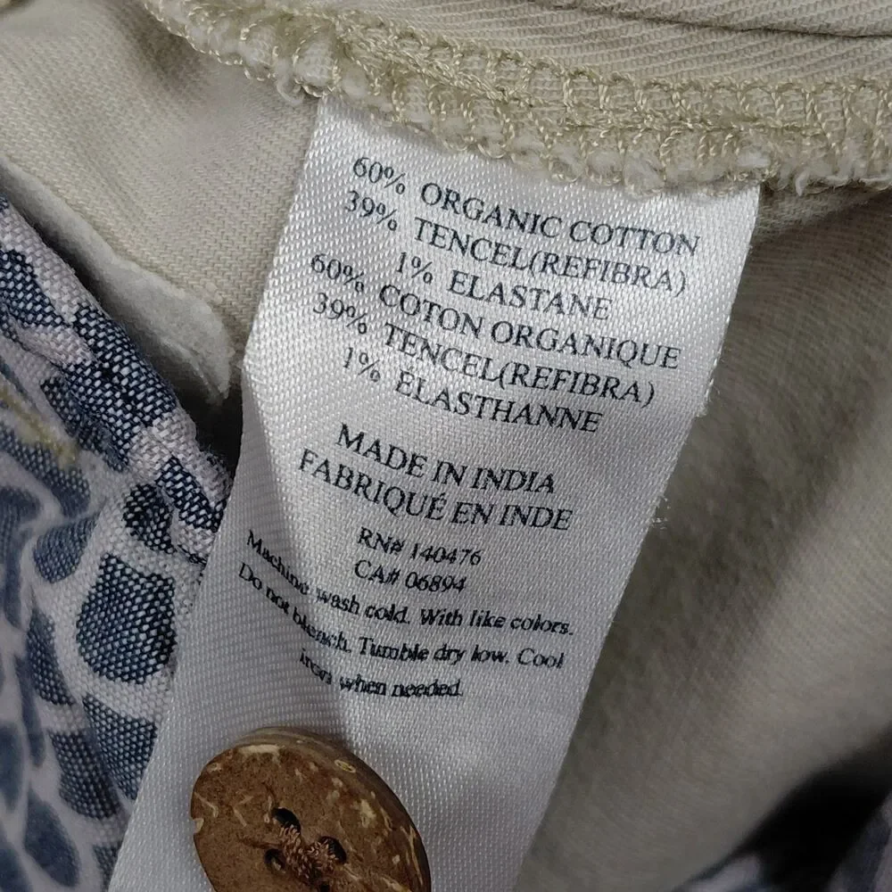 Faherty Shorts Mens 31 Beige Chino Hiking Stretch 8.5